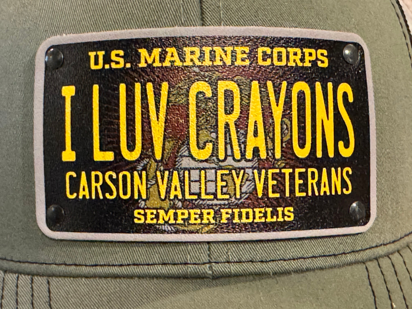 Carson Valley Veterans - USMC Theme & Nevada Patriot Trucker Style Hats