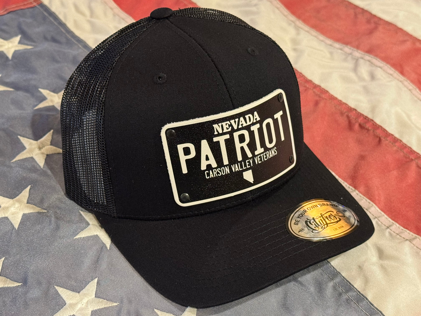 Carson Valley Veterans - USMC Theme & Nevada Patriot Trucker Style Hats