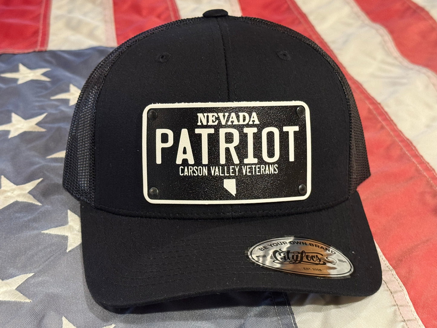 Carson Valley Veterans - USMC Theme & Nevada Patriot Trucker Style Hats
