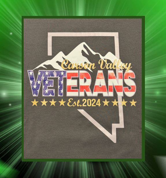 Zip-Up Hooded Sweatshirt - Carson Valley Veterans (CVV) - Logo