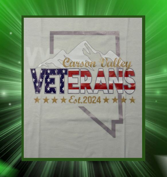 T-Shirt - Carson Valley Veterans (CVV) - Logo
