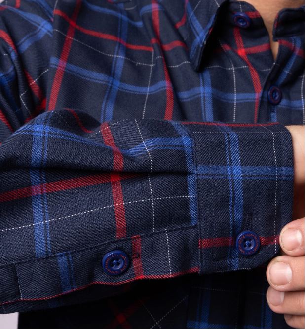 'Blood Stripe' Dixxon Flannel Shirt