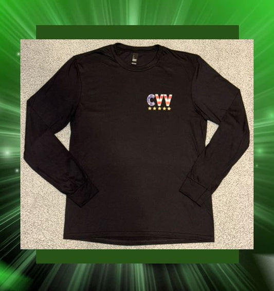 Long Sleeve T-Shirt - Carson Valley Veterans (CVV) - Logo