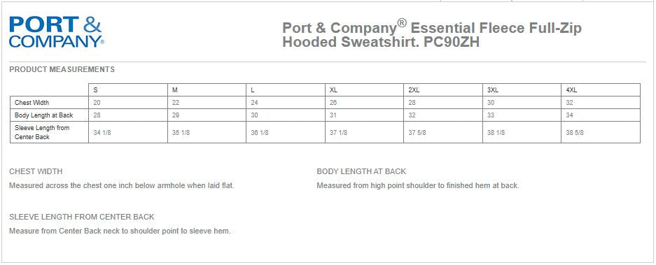 Zip-Up Hooded Sweatshirt - Carson Valley Veterans (CVV) - Logo